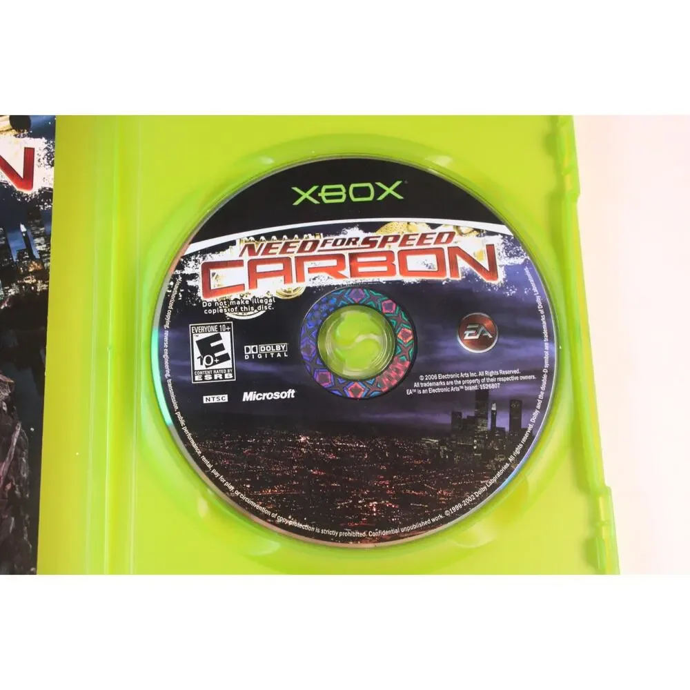 Need For Speed Carbon (Microsoft Xbox) Authentic, Complete, Tested/Works
